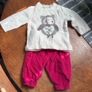 Carters sweater and pants set NWOT